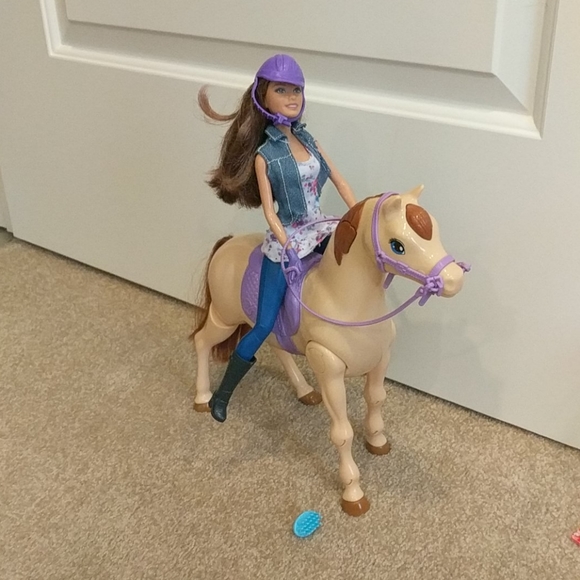 barbie saddle and ride